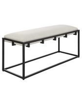 Чёрная банкетка Броган - L, цвет бежевый - Louvre Home