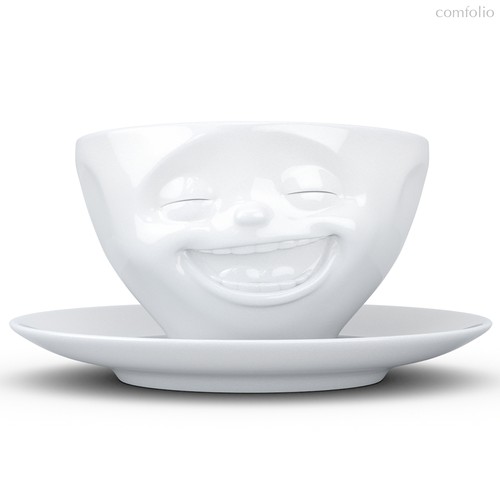 Чайная пара Tassen Laughing 200 мл белая - Fiftyeight Products