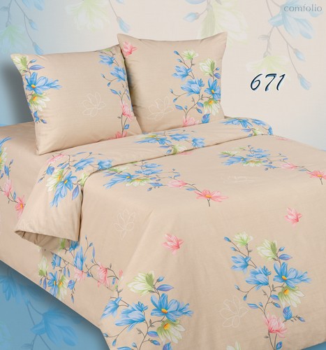 Комплект постельного белья Семья Поплин с наволочками 70х70х2 шт - АльВиТек