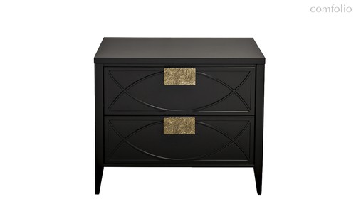 Тумба прикроватная черная 60x50x40см - Garda Decor