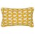 Чехол на подушку с принтом Twirl горчичного цвета из коллекции Cuts&Pieces, 30х50 см - Tkano