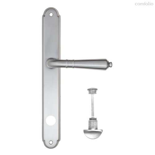 Дверная ручка на планке Fratelli Cattini "TOSCANA" WC-2 PL01-CS матовый хром - Fratelli Cattini