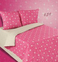 Комплект постельного белья ПА-3-659 Евро Поплин с наволочками 70х70х2 шт. - АльВиТек