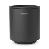 Стакан для зубных щеток Brabantia 8 см, серый, пластик - Brabantia