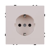 Розетка штепсельная SCHUKO 16A/250 В, кашемир матовый Kollinger Eclipse EC-014CM - Kollinger