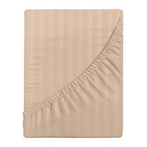 Простыня "Verossa" Stripe На Резинке 160/200/30 борт 30 Bronze, цвет бронза, 160x200x30 - Nordtex