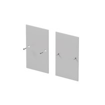 Комплект заглушек (для профиля 65?42) 2 шт., ALM-6542-EC 642056