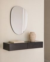 Настенное зеркало Юсси, цвет черный - Louvre Home