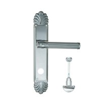 Дверная ручка Venezia Impero WC-2 на планке PL87 полированный хром - Venezia Collezione