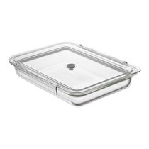 Контейнер для запекания и хранения Click Glass с крышкой, 1,4 л - Smart Solutions