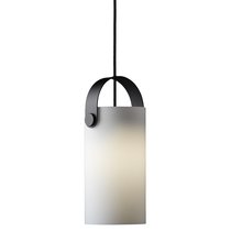 Лампа подвесная OOTG d16 см, высота плафона 31 см, белое опаловое стекло - Frandsen