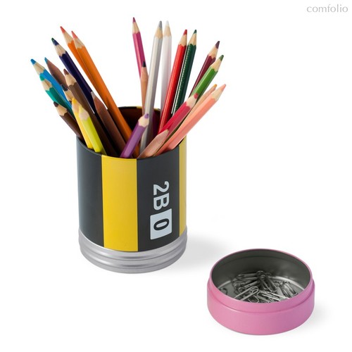 Подставка для канцелярских принадлежностей Crayon, цвет черный - Balvi