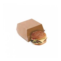 Коробка для бургера 14*12,5*5,5 см, натуральный 50 шт/уп, картон, Garcia de PouИспания - Garcia De Pou