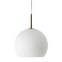 Лампа подвесная Ball d25 см, белое опаловое стекло - Frandsen