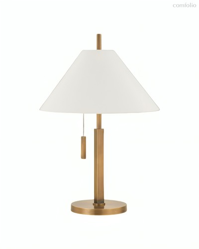 Настольная лампа Метлик, цвет полированная латунь - Louvre Home