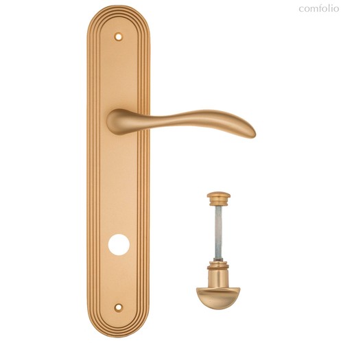 Дверная ручка на планке Fratelli Cattini LUCCIA WC-2 PL288-BS матовая латунь - Fratelli Cattini