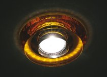 Donolux Светильник встраиваемый декоративный хрустальный, D 130 H 80мм, галог. лампа MR16 GU5,3.max - Donolux