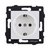 Розетка штепсельная SCHUKO 16A/250 В, белый матовый Kollinger REA-002WM для Aspekt, Eleganz, Reflex - Kollinger