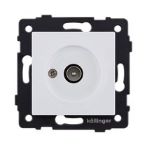 Розетка TV (папа), белый матовый Kollinger REA-007WM для Aspekt, Eleganz, Reflex - Kollinger
