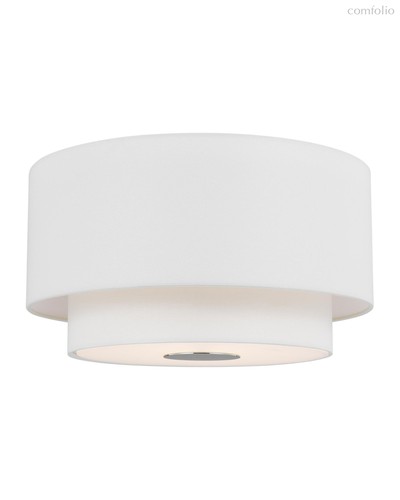 Серебряный потолочный светильник Ларедо, цвет никель - Louvre Home