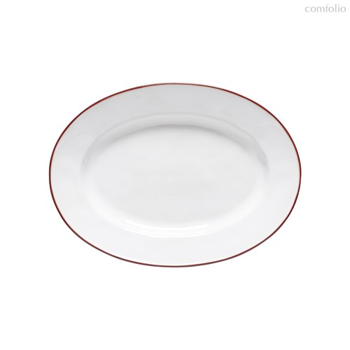 Блюдо овальное Beja White Red ATA301-RED (ATA301-00721A) - Costa Nova