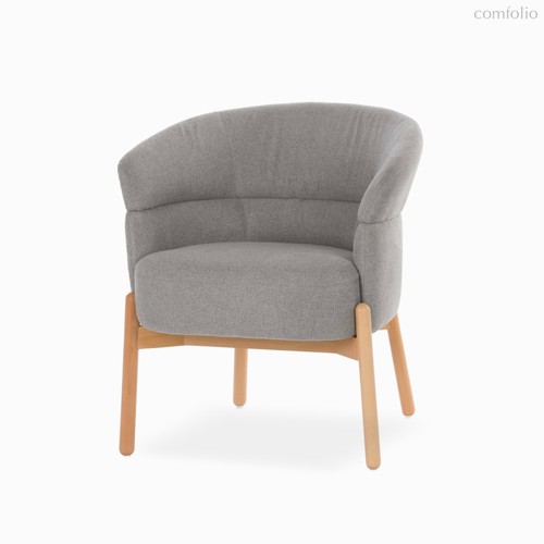 Кресло Wally Wood, цвет бежевый/серый - Cosmo