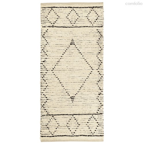 Ковер из переработанного хлопка Dispur из коллекции Ethnic, 70x160см - Tkano