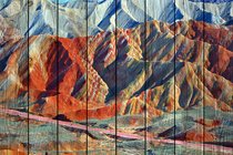 Цветные горы 60х90 см, 60x90 см - Dom Korleone