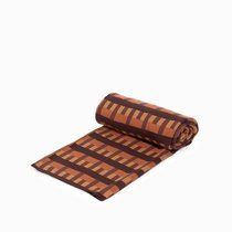 Плед Imperio 130х170, цвет горчичный/коричневый - Cosmo