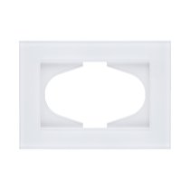 Рамка для двойной розетки, стекло белый Kollinger Reflex MG RM120WH - Kollinger