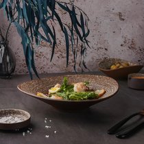 Салатник 500 мл 25,5*23,8 см h5,5 см Brown Untouched Taiga P.L. Proff Cuisine - P.L. Proff Cuisine