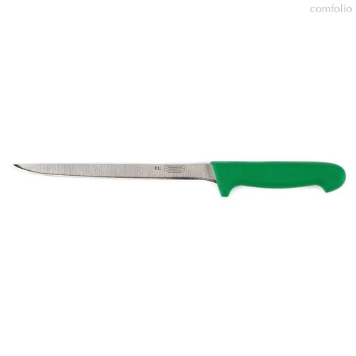 Нож PRO-Line филейный 20 см, зеленая ручка - P.L. Proff Cuisine