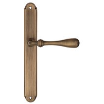 Дверная ручка на планке Fratelli Cattini "RETRO" PL01-BY матовая бронза - Fratelli Cattini