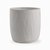 Кашпо Organic Grain высота 50, цвет светло-серый - Cosmo