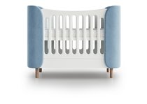 Кроватка KIDI Soft mini cпальное место 60*120 см (голубой) - Ellipse