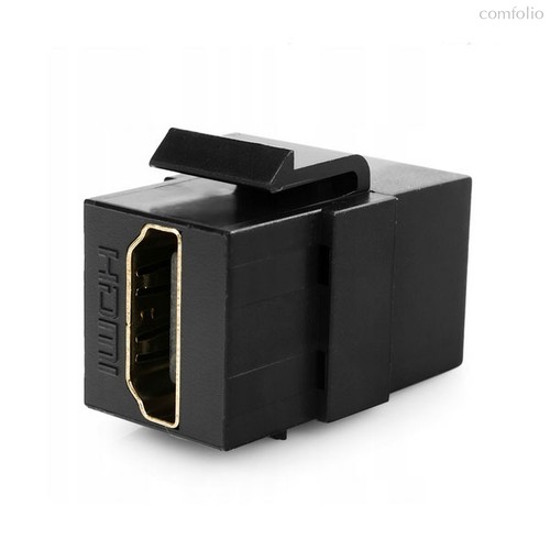 Вставка Keystone с разъемом HDMI F-F 147402 BK, черный - Rikett