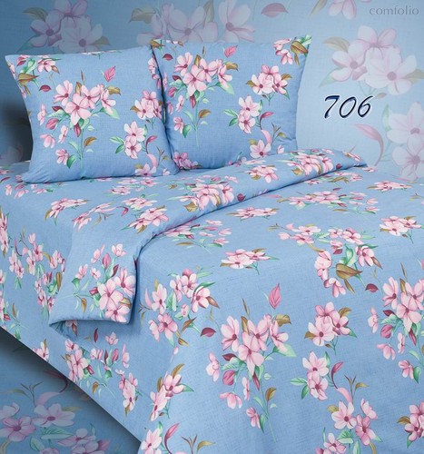 Комплект постельного белья ПА-4-706 Семья Поплин с наволочками 70х70х2 шт. - АльВиТек