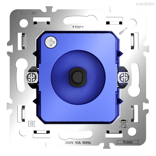 Механизм светорегулятора поворотно-нажимного 600 Вт, S70 - Voltum