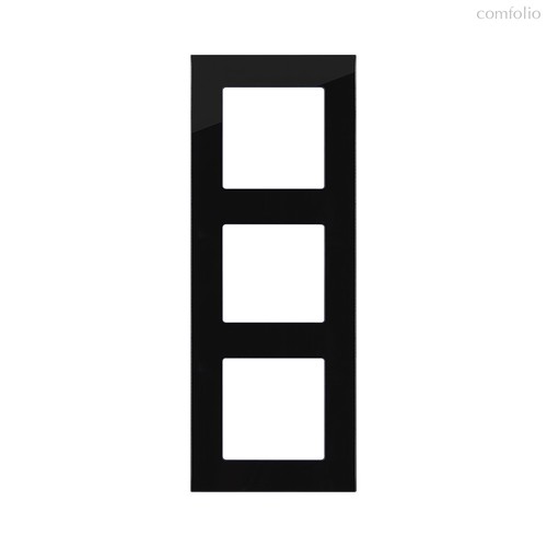 Рамка 3-постовая, стекло черный Kollinger Asthetik AS3BK - Kollinger