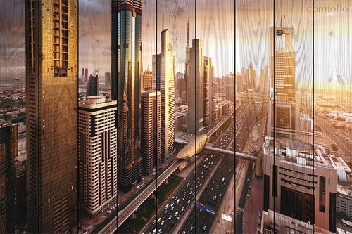Панорама Дубая 40х60 см, 40x60 см - Dom Korleone
