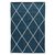 Ковер из джута темно-синего цвета с геометрическим рисунком из коллекции Ethnic, 120x180 см - Tkano