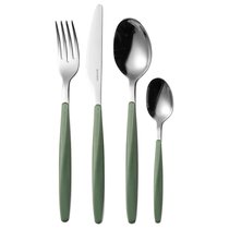Набор из 24 столовых приборов Cutlery My Fusion, оливковый - Guzzini