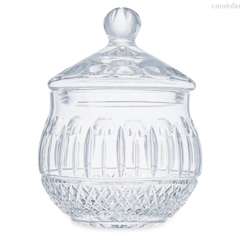 Конфетница с крышкой Decor de table Париж 17,5х23,5 см, хрусталь, прозрачная - Decor De Table