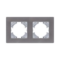 Рамка 2-постовая, серый Kollinger Eleganz Acryl EA2GY - Kollinger