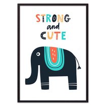 Слон "Strong & cute", 50x70 см - Dom Korleone