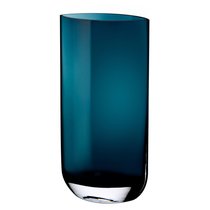 Ваза Nude Glass Лезвие 40 см, стекло хрустальное, бирюзовая - Nude Glass