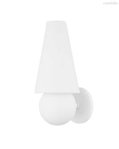 Белое бра Дрю с конусным плафоном, цвет белый - Louvre Home