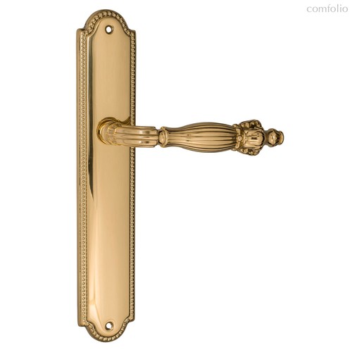 Дверная ручка Venezia Olimpo на планке PL98 полированная латунь - Venezia Collezione