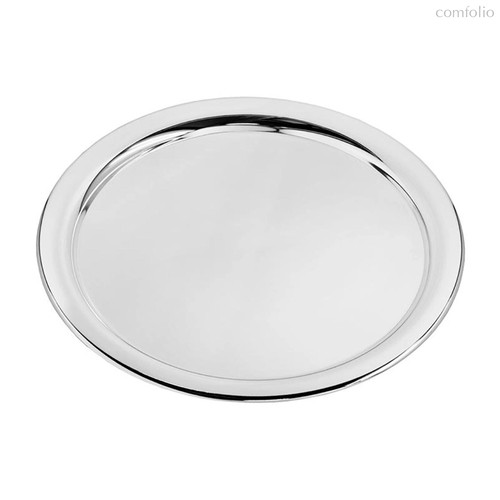Поднос круглый Edzard Порто 32 см, посеребрение - Edzard