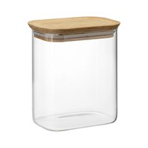 Банка для хранения прямоугольная Glass Acacia, 950 мл - Smart Solutions